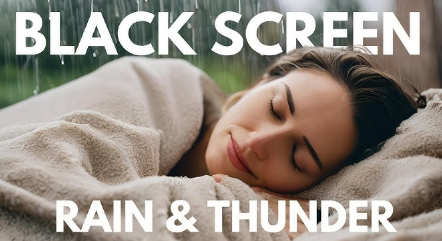 Rain Sounds Black Screen: The Ultimate Sleep & Relaxation Aid