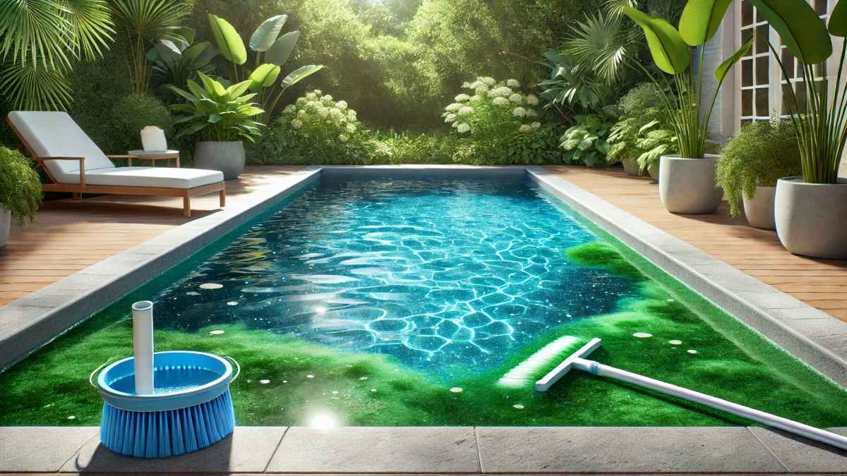 best way to get rid of green algae in pool