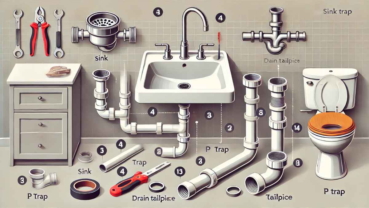connect sink drain to p trap