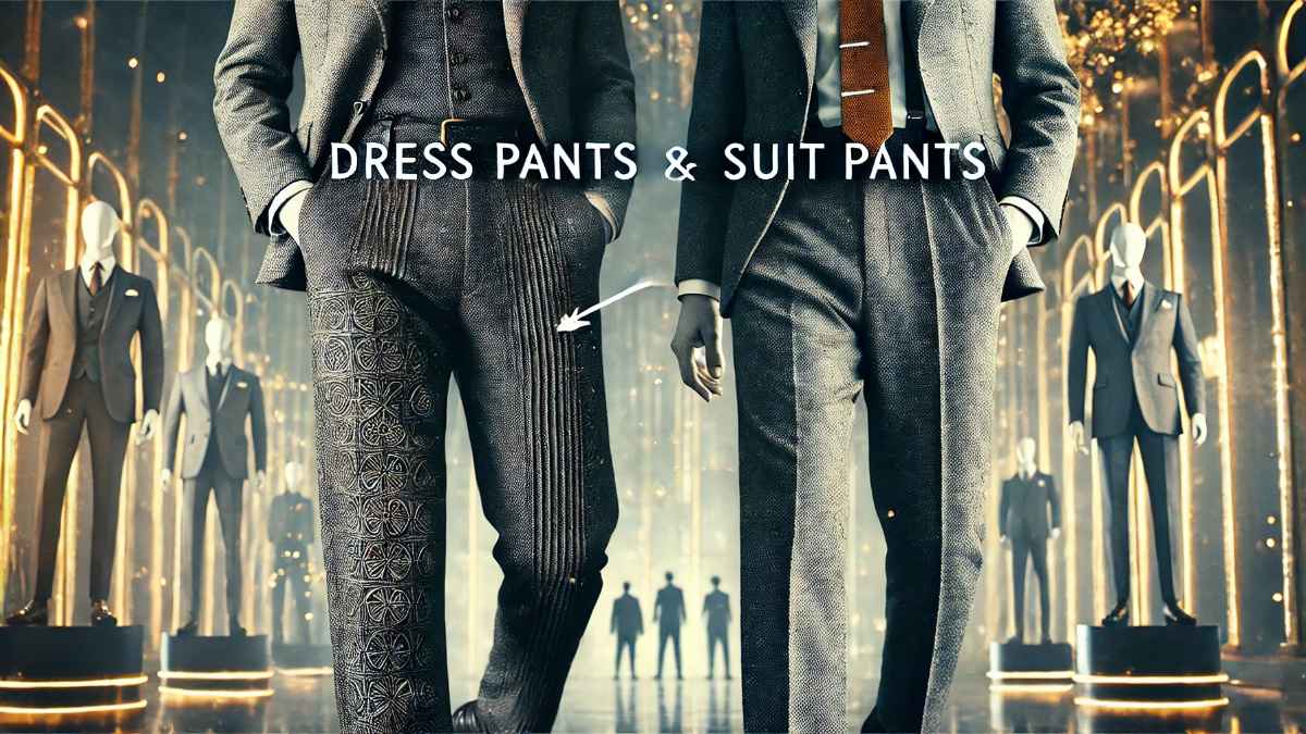 dress pants vs suit pants