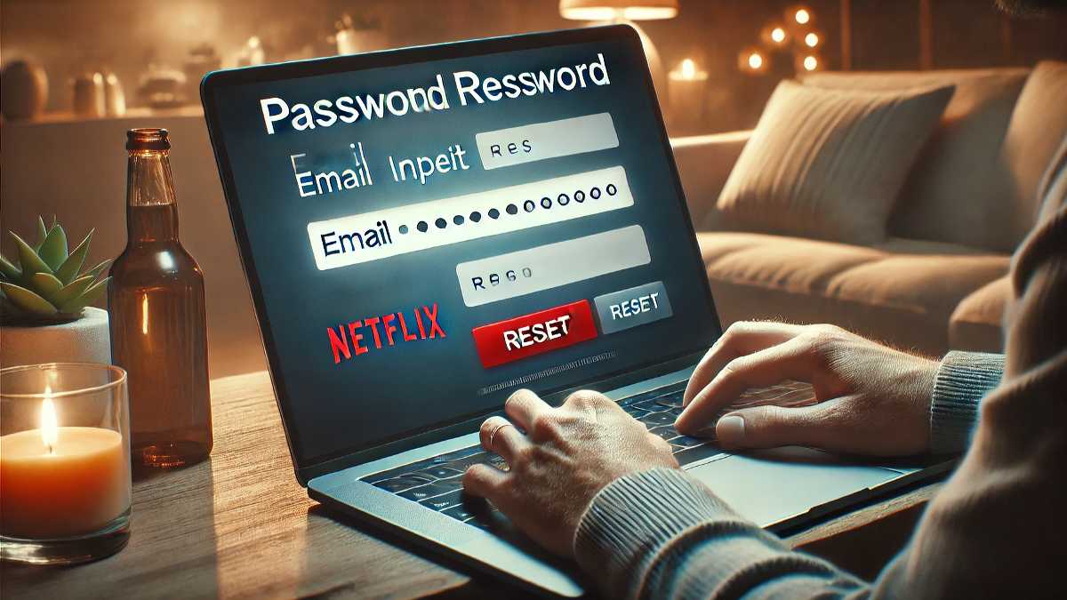 reset password on netflix