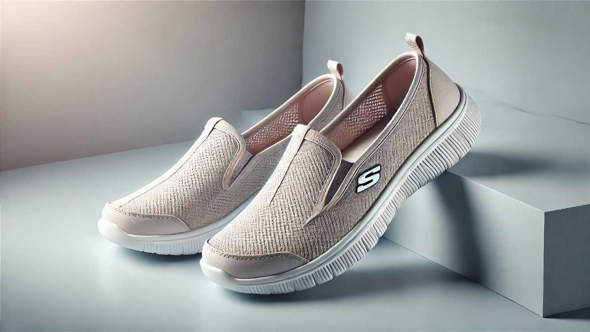 skechers slip on shoes ladies